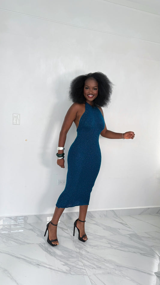 Halo knit dress