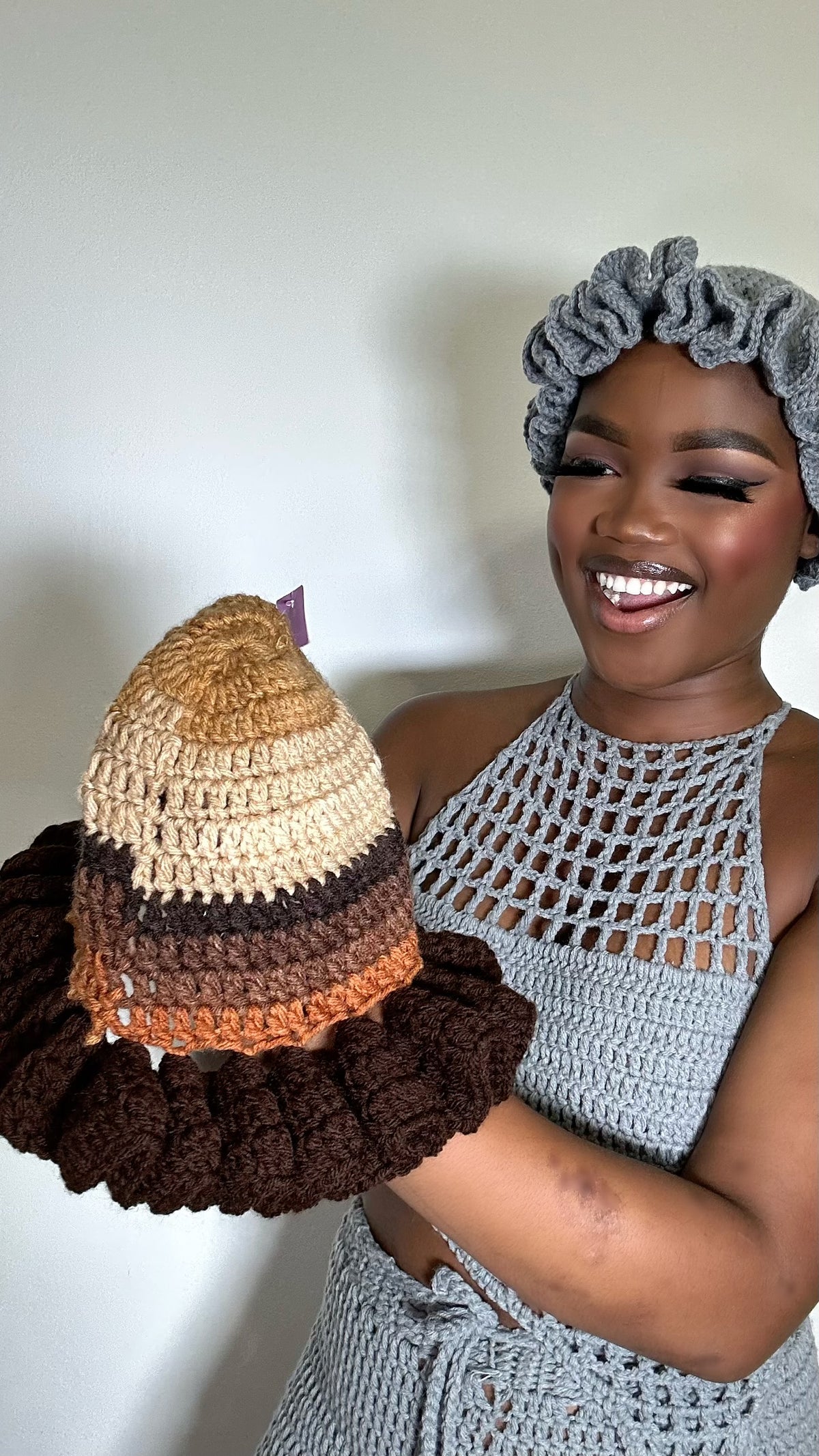 Ruffle hat