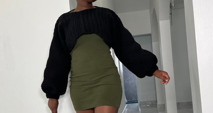 Crop sweater