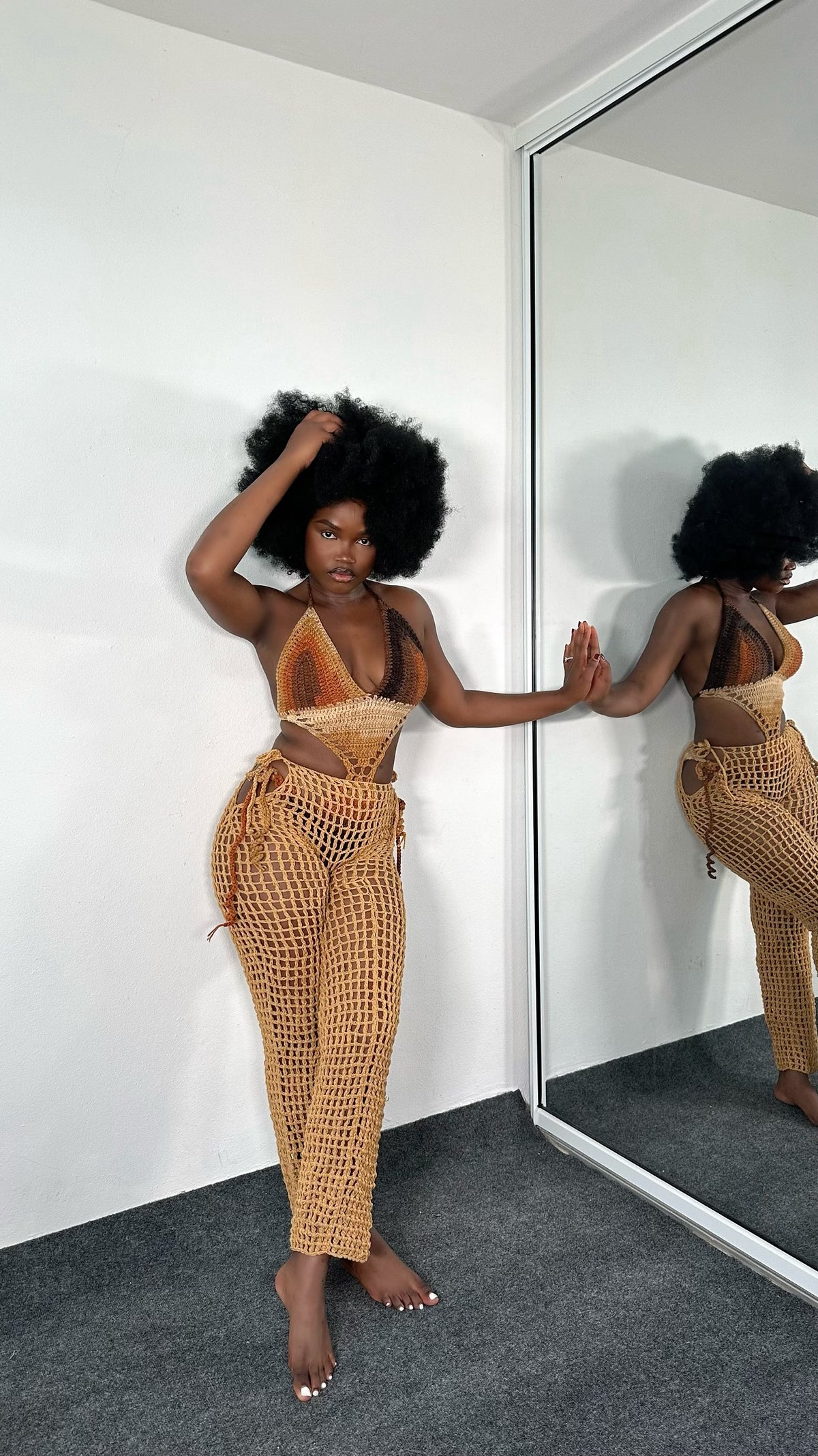 Brownie one piece with pants
