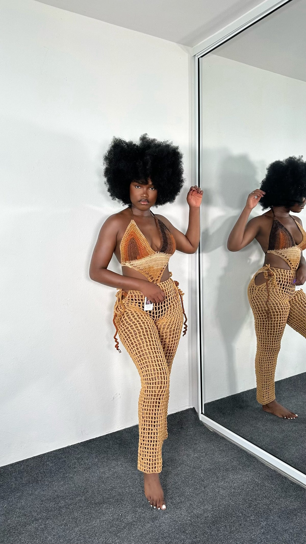 Brownie one piece with pants