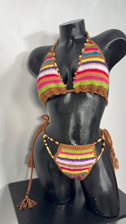 Sahara Sunset crochet bikini