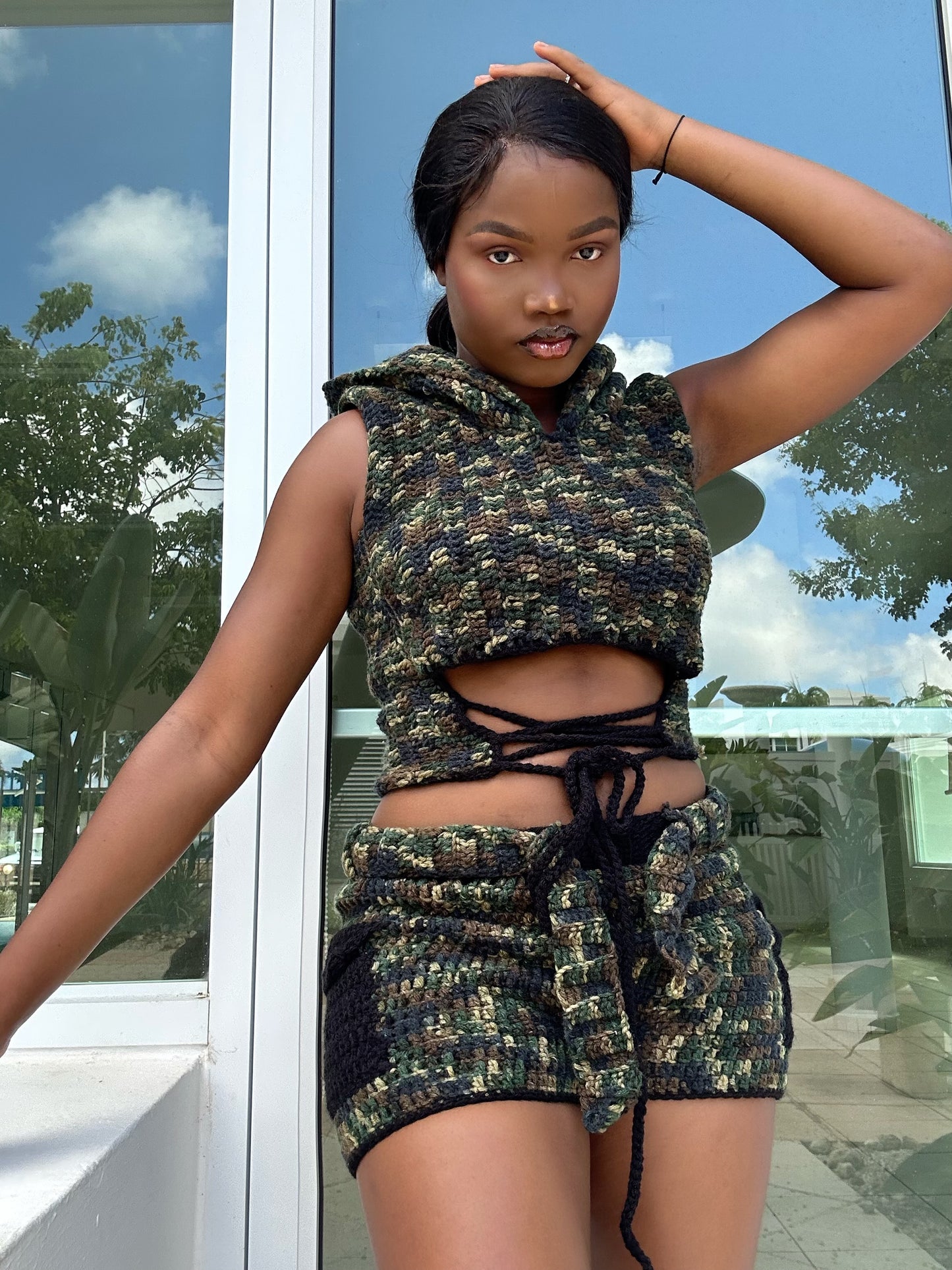 Camouflage baggy set